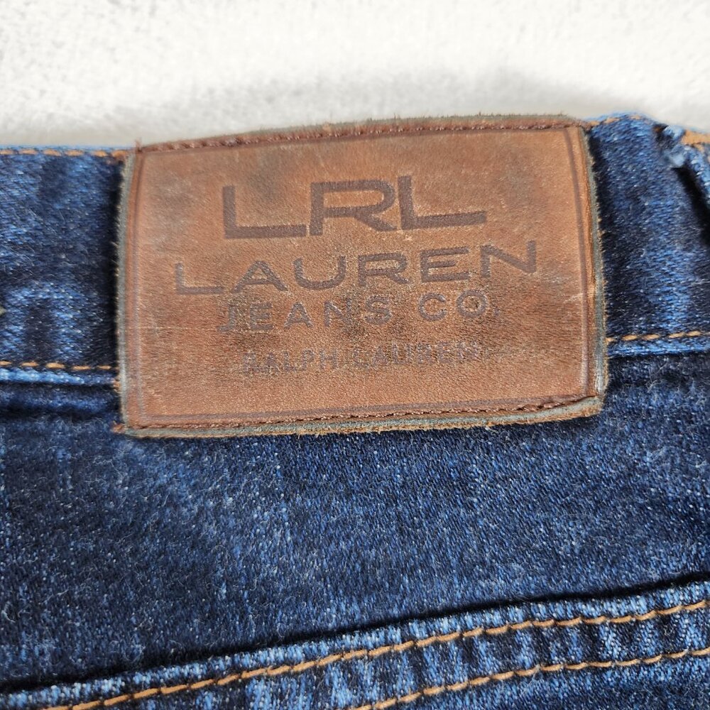 Lauren Ralph Lauren Womens Jeans Size 8 Petite Blue Denim Mid Rise Boot Cut - Picture 5 of 12